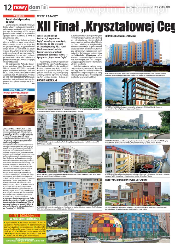 XII Final "Kryształowej Cegły" - Na Szlaku Słońca i Śniegu