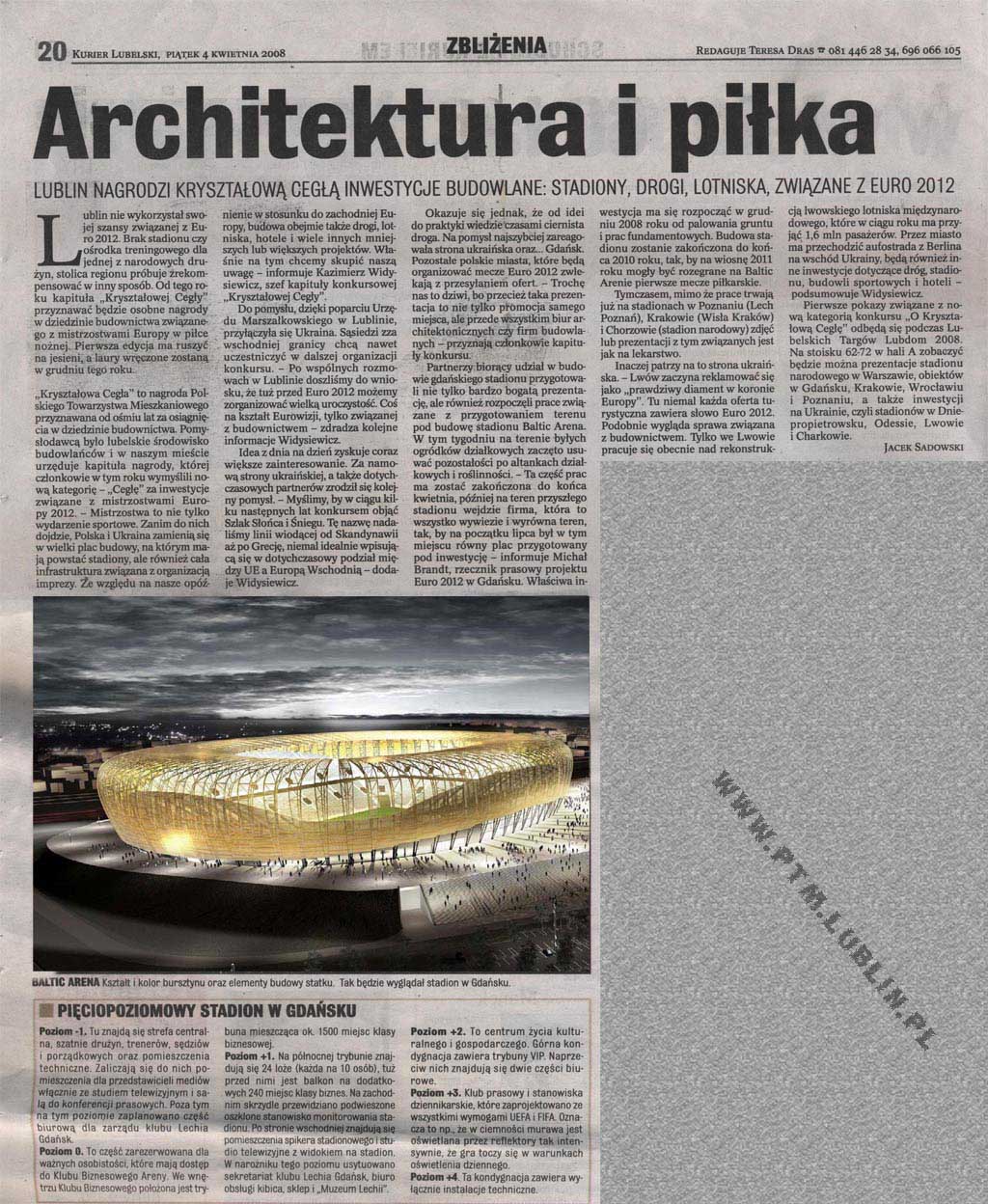 Architektura i piłka